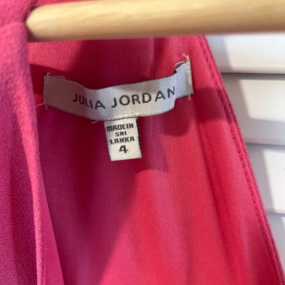 Julia Jordan Halter Neck Wide Leg Jumpsuit in NEW PINK size 4 - Picture 5 of 8